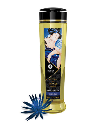 Massage Oil Seduction/ Midnight Flower 8oz Default Title