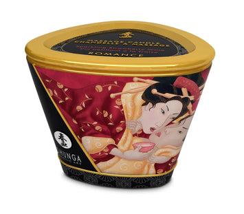 Massage Candle Romance/ Sparkling Strawberry Wine 5.7 Oz Default Title