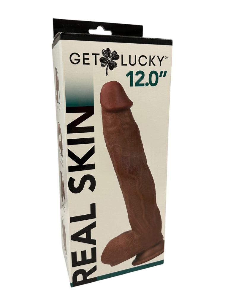 Shibari Get Lucky 12 Dual Layer Dong Light Brown " Default Title