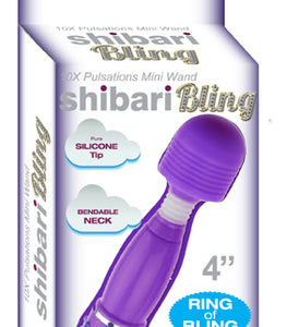 Shibari Sexy! Bling Bling Mini Wand Purple Default Title