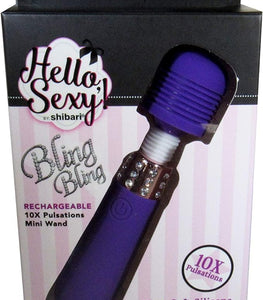 Shibari Sexy! Bling Bling Mini Wand Lilac Default Title