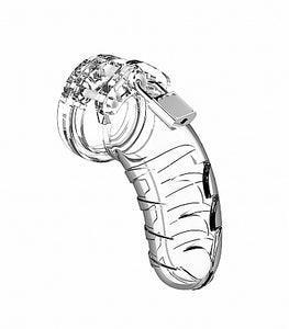 Mancage Chastity 4.5in Transparent Model 04