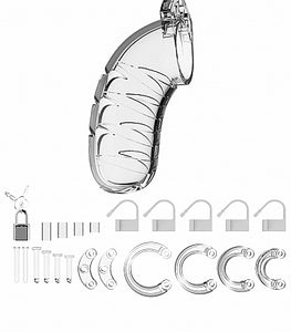 Mancage Chastity 4.5in Transparent Model 04