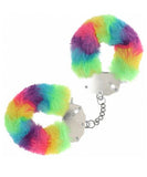Ouch! Heavy Duty Fluffy Handcuffs - Multicolor 1 Default Title
