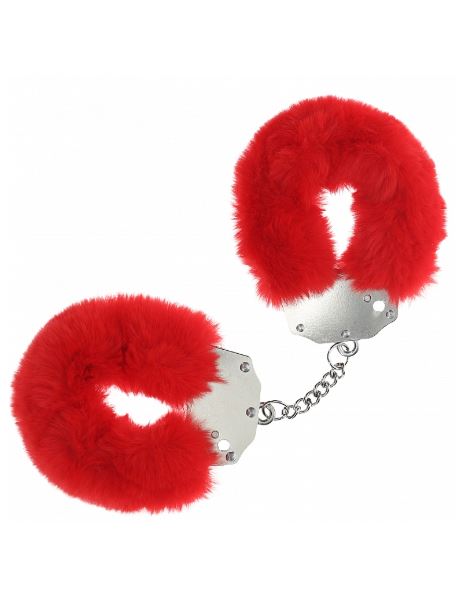 Ouch! Heavy Duty Fluffy Handcuffs - Red Default Title