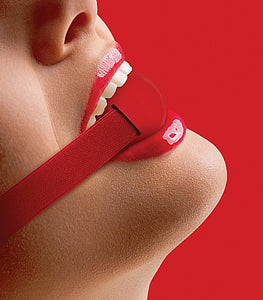Elastic Ball Gag Red
