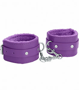 Ouch! Plush Leather Handcuffs