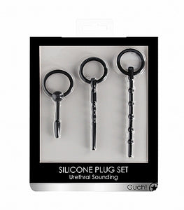 Urethral Sounding Plug Set Black