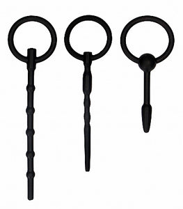 Urethral Sounding Plug Set Black