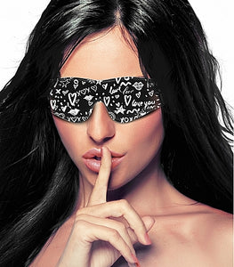 Love Street Art Fashion Printed Eye Mask