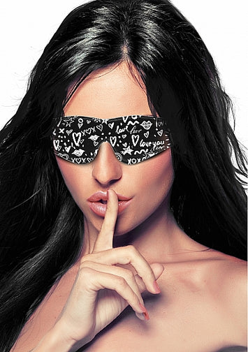 Love Street Art Fashion Printed Eye Mask Default Title