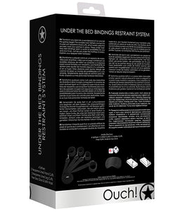 Under Bed Bindings Restraint Kit Black Default Title