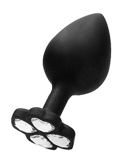 Large Lucky Diamond Butt Plug Black Default Title