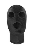 Velvet & Velcro Mask W/ Mouth & Eye Opening Black