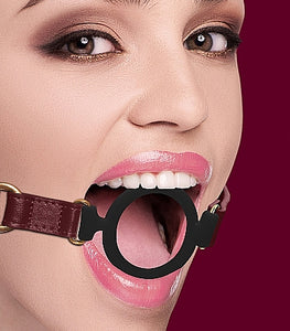 Ouch Halo Silicone Ring Gag Burgundy