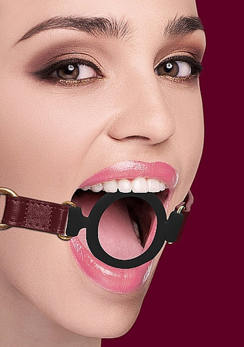 Ouch Halo Silicone Ring Gag Burgundy Default Title