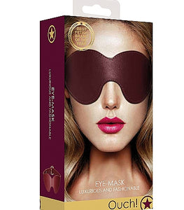 Ouch Halo Eyemask Burgundy