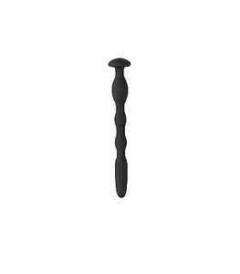 Ouch! Silicone Penis Plug W/ Ribbing 0.4in/ 11mm Default Title