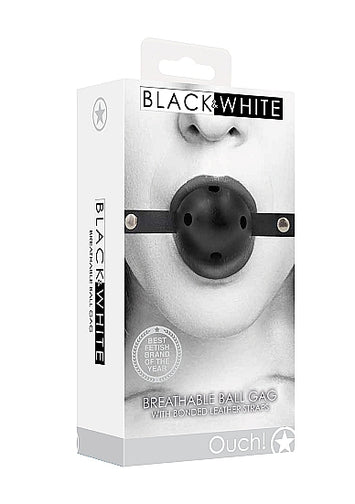 B&w Breathable Ball Gag Black Default Title