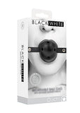 B&w Breathable Ball Gag Black