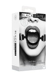 B&w Silicone Ring Gag W/ Adjustable Straps