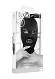 B&w Subversion Mask W/ Open Mouth And Eye