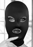 B&w Subversion Mask W/ Open Mouth And Eye