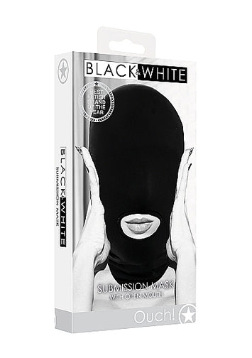 B&w Submission Mask W/ Open Mouth Default Title