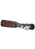 B&w Bonded Leather Paddle Ouch" "