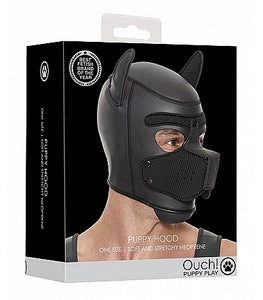 (d)ouch! Neoprene Puppy Hood Black