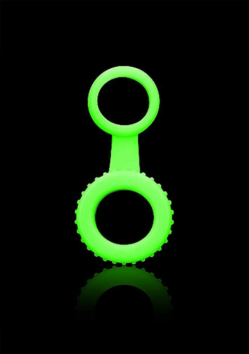 Glow Cock Ring & Ball Strap Glow In The Dark Default Title