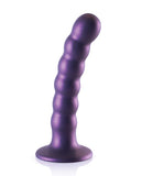 Ouch! Beaded Silicone G-spot Dildo 5 In Metallic
