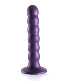 Ouch! Beaded Silicone G-spot Dildo 5 In Metallic