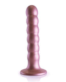 Ouch! Beaded Silicone G-spot Dildo 5 In Rose Gold