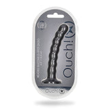 Ouch! Beaded Silicone G-spot Dildo 6.5 In