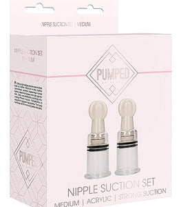 Pumped Nipple Suction Set Transparent