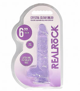 Real Cock 6in Realistic Dildo W/ Balls