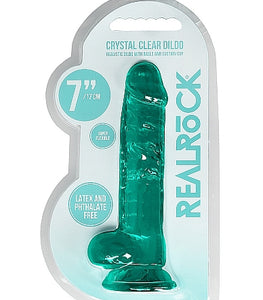 Realrock 7in Realistic Dildo W/ Balls