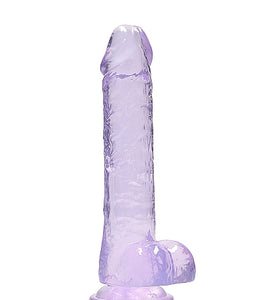 Real Cock 8in Realistic Dildo W/ Balls