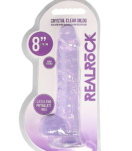 Real Cock 8in Realistic Dildo W/ Balls