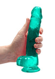 Realrock 8in Realistic Dildo W/ Balls