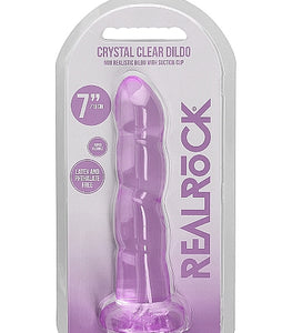 Realrock Non Realistic Dildo W Suction Cup 7in