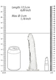 Realrock Slim Dildo Transparent