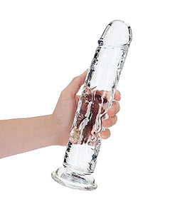 Realrock Realistic Straight Dildo 11in Transparent