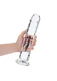 Realrock Realistic Straight Dildo 11in Transparent