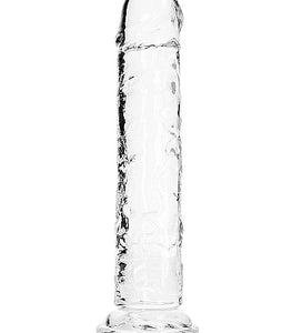 Realrock Realistic Straight Dildo 11in Transparent