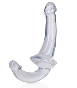 Realrock Strapless Strap On 6in Transparent