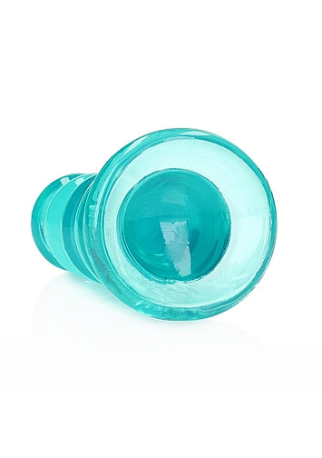 Realrock Curvy Dildo Or Butt Plug Turquoise Default Title
