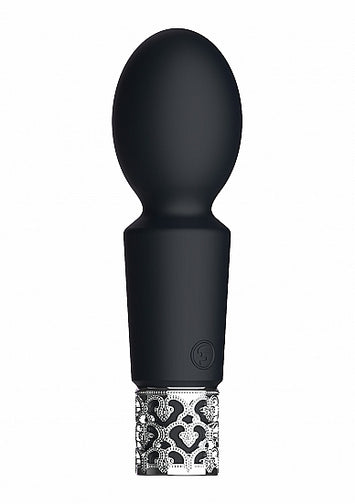 Royal Gems Brilliant Rechargeable Silicone Bullet Black