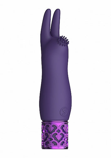 Royal Gems Elegance Rechargeable Silicone Bullet Purple